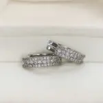 pendientes de aro de Color plateado de alta calidad para mujer, Micro pavé de piedra CZ, pendientes circulares versátiles a la moda para niñas, joyería de moda 6