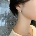 Pendientes de guirnalda de lazo simples, pendientes de perlas de cristal acrílico para mujer, joyería de fiesta a la moda, accesorios, regalos 4 Pendientes de guirnalda de lazo simples, pendientes de perlas de cristal acrílico para mujer, joyería de fiesta a la moda, accesorios, regalos 4