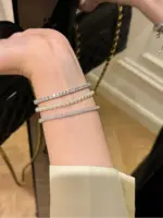 Pulsera de plata de ley 925 con bolsa de dinero dorada para mujer, joyería fina personalizada de alta calidad para fiesta de aniversario 2