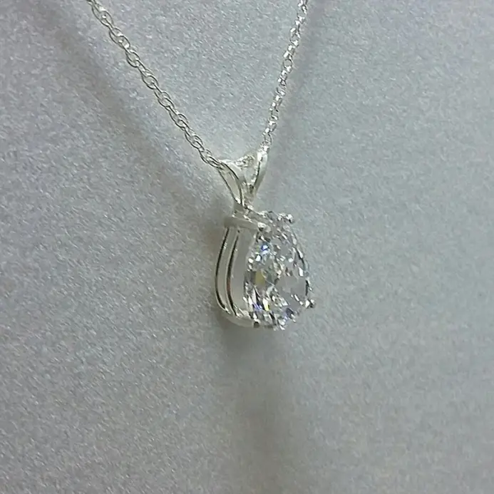 collar de cristal de circonia cúbica para mujer, gota de agua, accesorios femeninos simples y elegantes, regalo, joyería de boda 2021 2