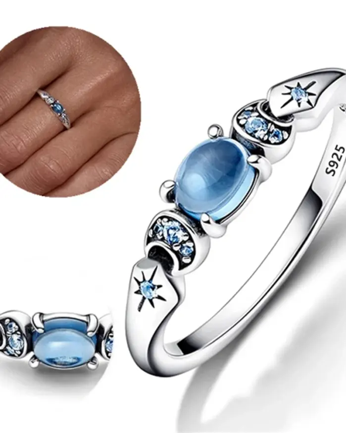 Nuevo Serie blanca, anillos de dedo originales de Plata de Ley 925 para mujer, Margarita de plata, mamá, corazón, piedra de circonia, joyería de lujo 2
