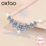 Collar de moissanita U-Smile D VVS1 para mujer, collares de lujo con Diamon de laboratorio brillante de Color D, Plata de Ley 925 con certificado 3