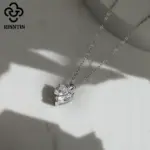 Rinntin-colgante de corazón de diamante moissanita, 1-4CT, cadena de plata de ley 925, gargantilla de fiesta, accesorios de joyería fina SMON08 5