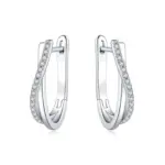 Pendientes de plata 925 con forma de estrella retorcida, joyería, pendientes de aro versátiles para mujer, joyería fina, regalos de fiesta de cumpleaños 4 Pendientes de plata 925 con forma de estrella retorcida, joyería, pendientes de aro versátiles para mujer, joyería fina, regalos de fiesta de cumpleaños 4