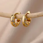Pendiente de estrella de circón para mujer y niña, pendiente Piercing de aro de acero inoxidable y2k 2023, nuevos accesorios de joyería, aretes, envío gratis 26