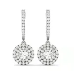 nueva tendencia de boda, pendientes de eternidad para mujer, Zirconia cúbica ostentosa, accesorios simples y elegantes para mujer, joyería clásica 3