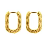Pendientes simples de aleación cuadrados franceses, pendientes de gota con forma geométrica de Color dorado para mujer, regalo de joyas de fiesta a la moda 6 Pendientes simples de aleación cuadrados franceses, pendientes de gota con forma geométrica de Color dorado para mujer, regalo de joyas de fiesta a la moda 6