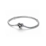 Pulseras de plata de ley 925 con forma de corazón, flor roja, Clip de estrella, pulsera de cadena de serpiente, brazaletes de amor, joyería fina DIY 5 Pulseras de plata de ley 925 con forma de corazón, flor roja, Clip de estrella, pulsera de cadena de serpiente, brazaletes de amor, joyería fina DIY 5
