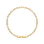 Pulseras de cadena geométrica de cristal romano de lujo para mujer, pulsera de tenis gótica de moda con diamantes de imitación, dije de marquesa, joyería de boda 5