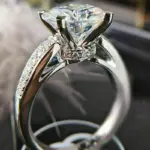 anillo de compromiso de boda clásico para mujer, anillo de propuesta de cristal de circonita cúbica brillante, regalo de aniversario, joyería 3