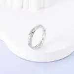 Nuevos anillos de plata de ley 925 originales, anillo de circón de plata infinita apilable para mujer, regalo de joyería de cumpleaños y aniversario de boda 3