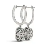 nueva tendencia de boda, pendientes de eternidad para mujer, Zirconia cúbica ostentosa, accesorios simples y elegantes para mujer, joyería clásica 4
