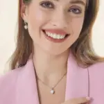 Collar de Moissanita con Corte Corazón de 1 Quilate para Mujer, Oro de 18K y Plata de Ley 925 con Certificado GRA, Joyería Sencilla para Uso Diario, Regalo 5