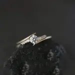 Anillo de boda de diseño moderno para mujer con incrustaciones de piedra de circonia cúbica AAA, anillos de compromiso de Color dorado de lujo, joyería de moda novedosa 3