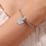 Abalorios de pulpo Kapibala y mariposa de perro bonito de Plata de Ley 925, aptos para pulsera Original Pan, brazalete, joyería DIY de alta calidad 62