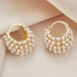 Deslumbantes pendientes de perlas artificiales, diseño de lujo premium, elegancia atemporal para un acento de oreja de moda, es adecuado para uso diario 6
