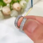 pendientes de aro de Color plateado de alta calidad para mujer, Micro pavé de piedra CZ, pendientes circulares versátiles a la moda para niñas, joyería de moda 5