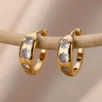 Pendiente de estrella de circón para mujer y niña, pendiente Piercing de aro de acero inoxidable y2k 2023, nuevos accesorios de joyería, aretes, envío gratis 5