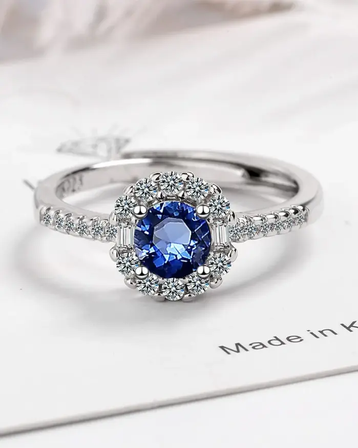 Nuevo Anillo de Plata de Ley 925 con circonita 5A de alta calidad para mujer, accesorios de joyería de lujo para boda, anillo de moda para fiesta 2