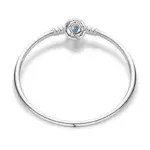 Pulsera dura de plata 925 auténtica, tamaño 17-20, estrella, corazón, telaraña, romántica para mujeres, apta para bodas y reuniones, joyería de lujo 11