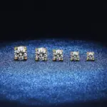 Pendientes GRA Moissanite VVS1 para mujer, Plata de Ley 925, pendientes de moissanita y circón, rosa, amarillo, rojo, naranja, prueba de diamante 3