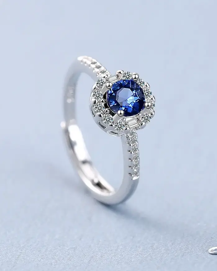 Nuevo Anillo de Plata de Ley 925 con circonita 5A de alta calidad para mujer, accesorios de joyería de lujo para boda, anillo de moda para fiesta 1