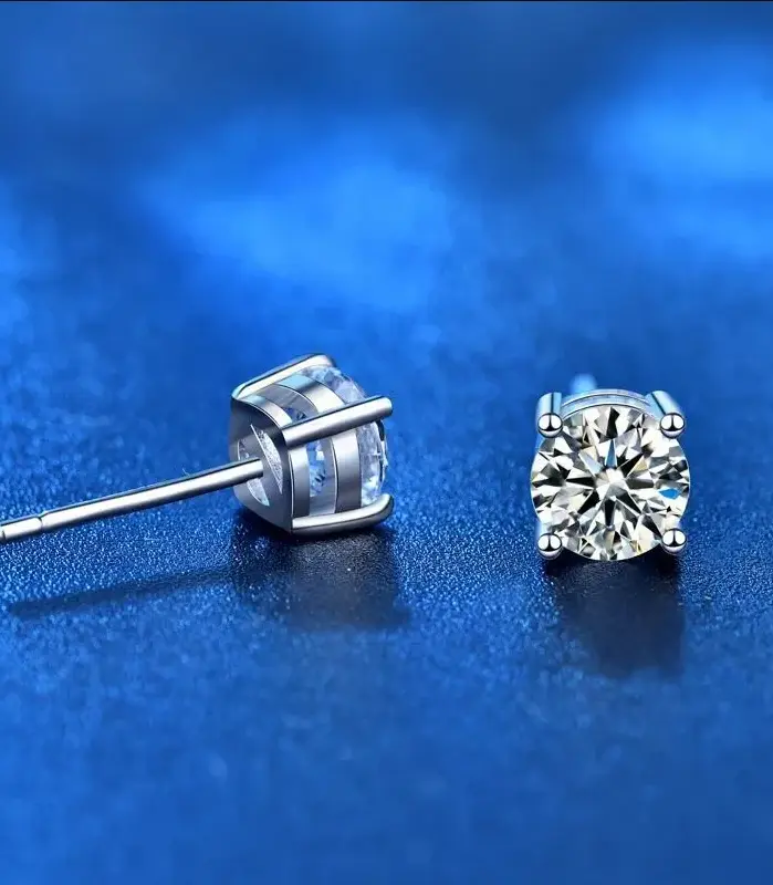 Pendientes GRA Moissanite VVS1 para mujer, Plata de Ley 925, pendientes de moissanita y circón, rosa, amarillo, rojo, naranja, prueba de diamante 2