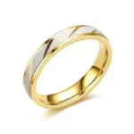 Anillo de pareja con diseño de onda de Color dorado de acero inoxidable, anillo de compromiso de boda de acero de titanio, anillo de promesa, regalo de joyería 8 Anillo de pareja con diseño de onda de Color dorado de acero inoxidable, anillo de compromiso de boda de acero de titanio, anillo de promesa, regalo de joyería 8