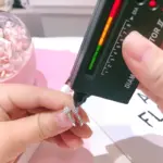 Pendientes de aro de moissanita con pluma probadora de diamantes para mujer, joyería fina, Plata de Ley GRA S925, cierres para las orejas 3