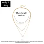 Collar con colgante de circón para mujer, gargantilla de cadena multicapa, joyería brillante para fiesta, regalo de moda 2 Collar con colgante de circón para mujer, gargantilla de cadena multicapa, joyería brillante para fiesta, regalo de moda 2