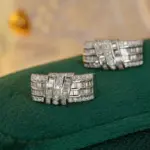 pendientes de aro con diseño moderno para mujer, aretes femeninos llamativos de circonia cúbica de lujo, joyería para fiesta y boda 5