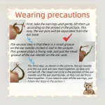 Pendientes de cristal a la moda para mujer, aretes de circonita blanca y negra, Color dorado champán, regalos de joyería para boda, superventas 6