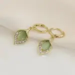 Pendientes de ojo de Ángel coreanos a la moda, pendientes de aro chapados en Color dorado con incrustaciones de diamantes de imitación y pétalos de tulipán, joyería de fiesta para mujer 5 Pendientes de ojo de Ángel coreanos a la moda, pendientes de aro chapados en Color dorado con incrustaciones de diamantes de imitación y pétalos de tulipán, joyería de fiesta para mujer 5