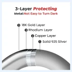 S925 sólida plata esterlina VVS1 D Color Moissanite collar cadena con certificado joyería fina para mujer joyería 22