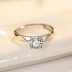 nuevos anillos geométricos simples de acero inoxidable, anillo abierto ajustable para parejas para mujeres y hombres, regalos de joyería de moda para boda 5
