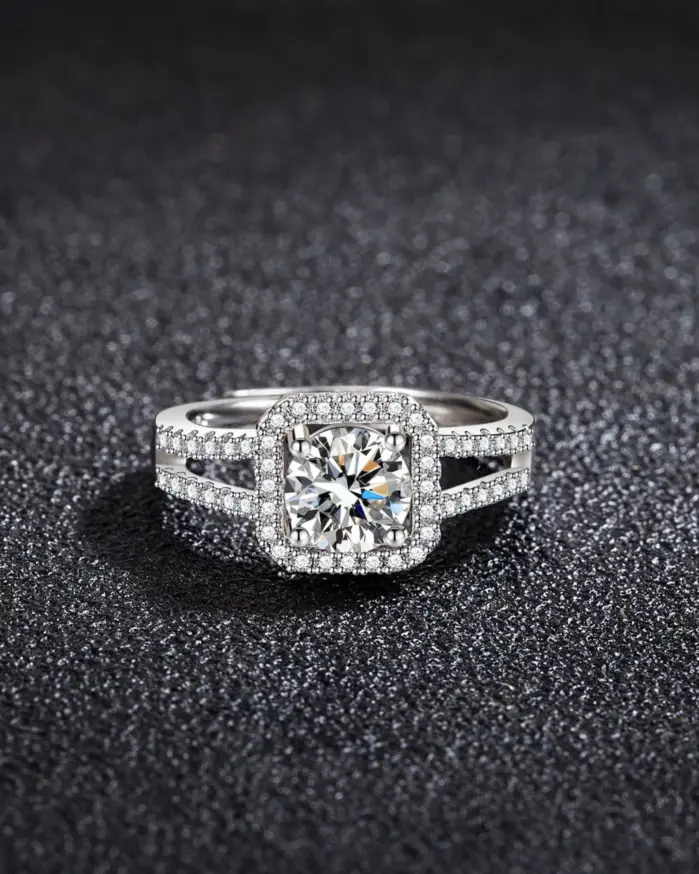 Nuevo Anillo de Plata de Ley 925 con circonita 5A brillante para mujer, joyería de boda, abalorio de compromiso, regalo de moda para fiesta, anillo de alta calidad 2