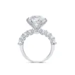 Anillo de Plata de Ley 925 para mujer, anillo de Hada de moissanita de 3/5CT con certificado, regalo de relación de Color D, joyería fina de compromiso 4