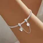 Abalorios de pulpo Kapibala y mariposa de perro bonito de Plata de Ley 925, aptos para pulsera Original Pan, brazalete, joyería DIY de alta calidad 70