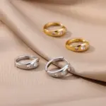 Pendiente de estrella de circón para mujer y niña, pendiente Piercing de aro de acero inoxidable y2k 2023, nuevos accesorios de joyería, aretes, envío gratis 27