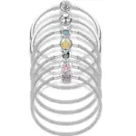 17-20CM 925 pulseras de plata para mujer estrella Luna mariposa gato garra loto corona dorada pulseras aptas para DIY dijes colgantes joyería 1