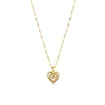 Collar con colgante de cristal con forma de corazón para mujer, cadena de clavícula de acero inoxidable a la moda coreana, joyería de boda Sexy para mujer 6