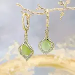 Pendientes de ojo de Ángel coreanos a la moda, pendientes de aro chapados en Color dorado con incrustaciones de diamantes de imitación y pétalos de tulipán, joyería de fiesta para mujer 3 Pendientes de ojo de Ángel coreanos a la moda, pendientes de aro chapados en Color dorado con incrustaciones de diamantes de imitación y pétalos de tulipán, joyería de fiesta para mujer 3