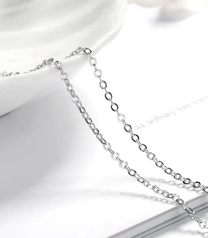 Nuevo Collar de plata de ley 925 con moissanita de 2 quilates, cadena con colgante, joyería fina para mujer, boda, fiesta clásica brillante, moda 2