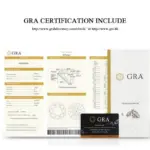 Pendientes de plata de ley 100% 925 de corte redondo, aretes de diamantes de moissanita auténtica púrpura, joyería fina con GRA, 1CT x 2 12