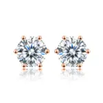 DW 0.1ct-2ct D Color Certificado Moissanite Stud Pendientes Creado en laboratorio Diamante Plata de Ley 925 Chapado en oro Joyería fina de boda 3
