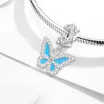 Abalorios de pulpo Kapibala y mariposa de perro bonito de Plata de Ley 925, aptos para pulsera Original Pan, brazalete, joyería DIY de alta calidad 61