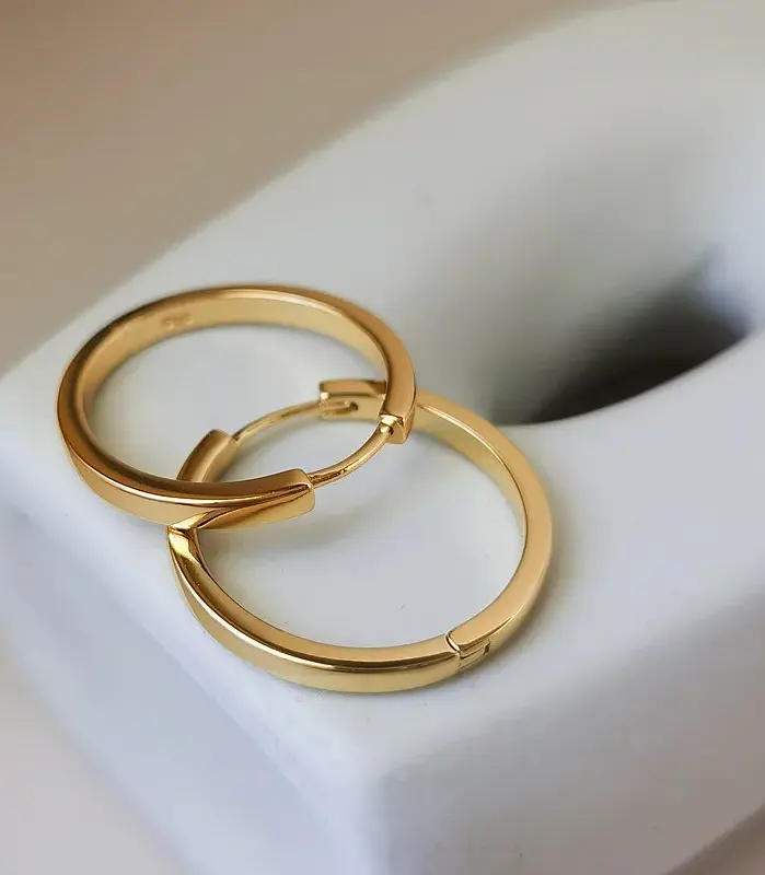 Pendientes de aro redondos grandes y sencillos para mujer, clásicos de moda, círculo para niña, joyería delicada brillante para fiesta, novedad de 2026 1