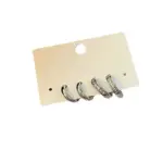 4 unids/set de pendientes de aro de cristal de circón estéticos de acero inoxidable para mujer Egirl nuevo Y2K accesorios de joyería de uso diario fresco 6 4 unids/set de pendientes de aro de cristal de circón estéticos de acero inoxidable para mujer Egirl nuevo Y2K accesorios de joyería de uso diario fresco 6