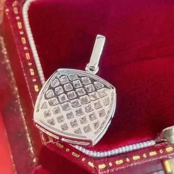 collar de circonia cúbica brillante para mujer, colgante brillante, joyería delicada para compromiso y boda 2
