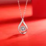 collar con colgante en forma de gota para mujer, joyería de compromiso femenina con circonita brillante, accesorios de estilo ahuecado para boda 1
